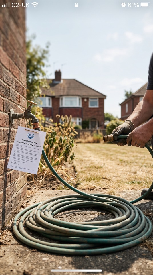Thames Water Hosepipe Ban - Cinematic 4K Wallpaper