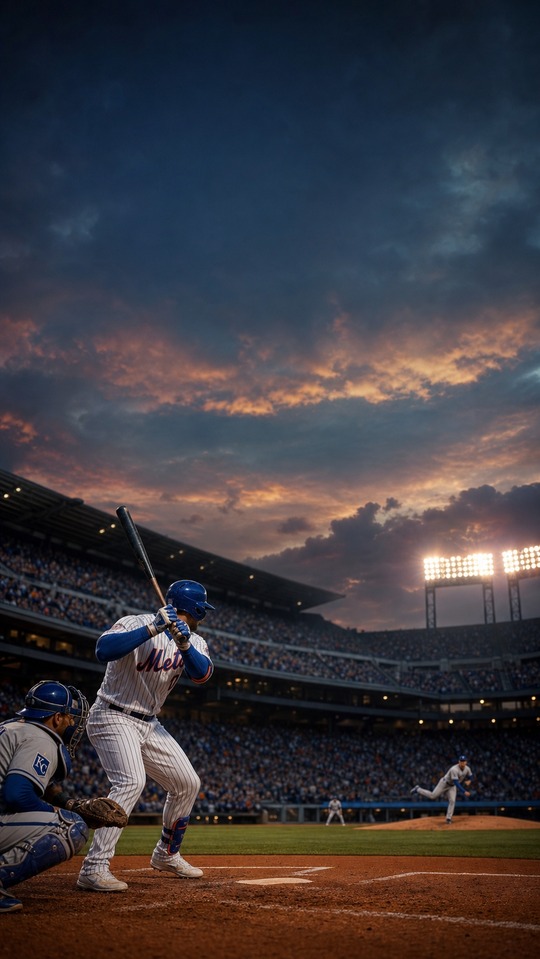 Mets vs Royals Cinematic Game Day - 4K Wallpaper