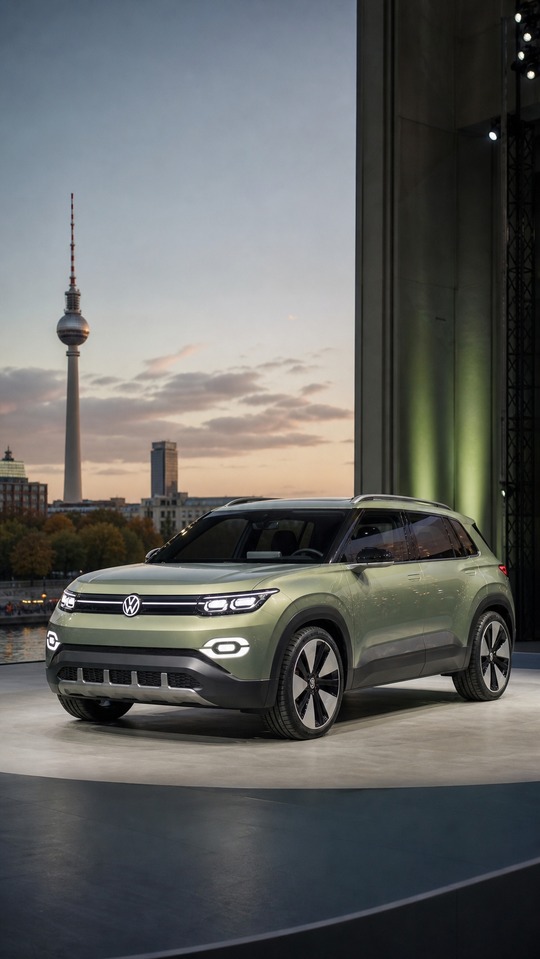 Volkswagen ID Cross Compact SUV - 4K Mobile Background