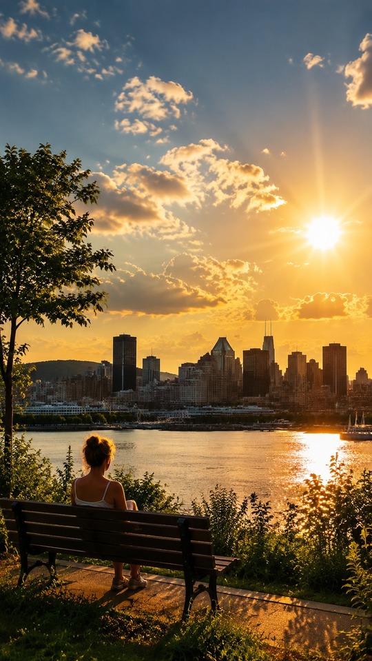 Montreal Météo: Record Summer Heat - 4K Background