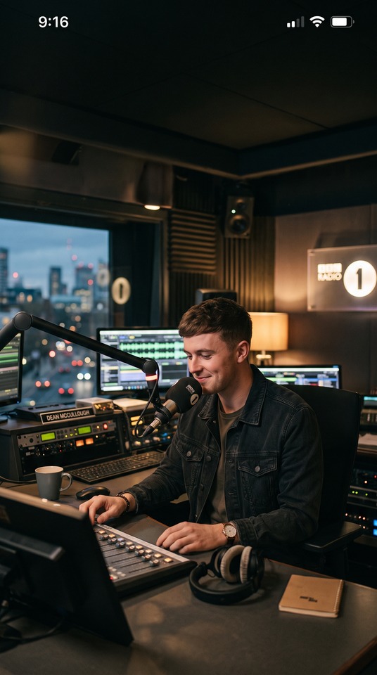Radio 1 Dean McCullough - 4K Mobile Wallpaper