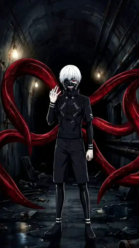 Kaneki Tokyo Ghoul Kagune - 4K Animated Background