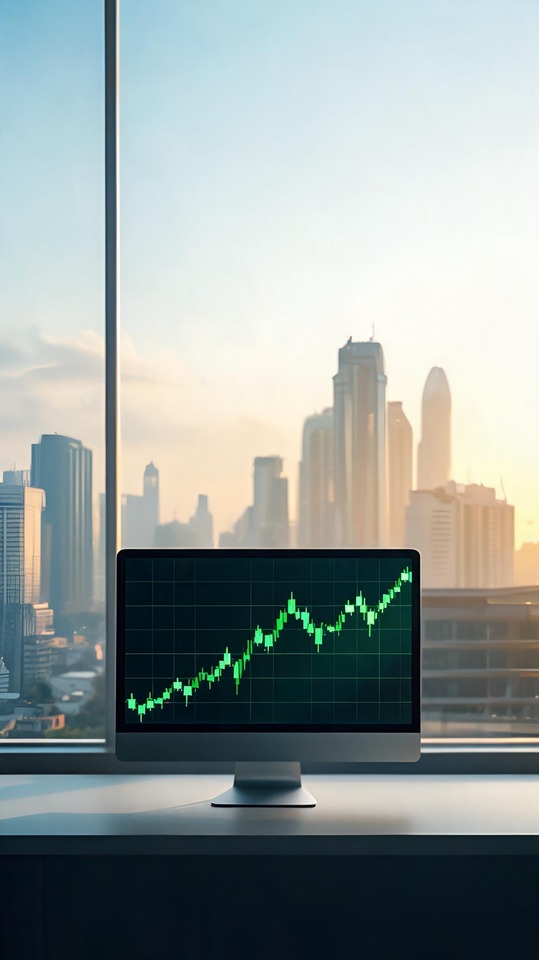 Sensex Today Live Bullish Rally - 4K Phone Background