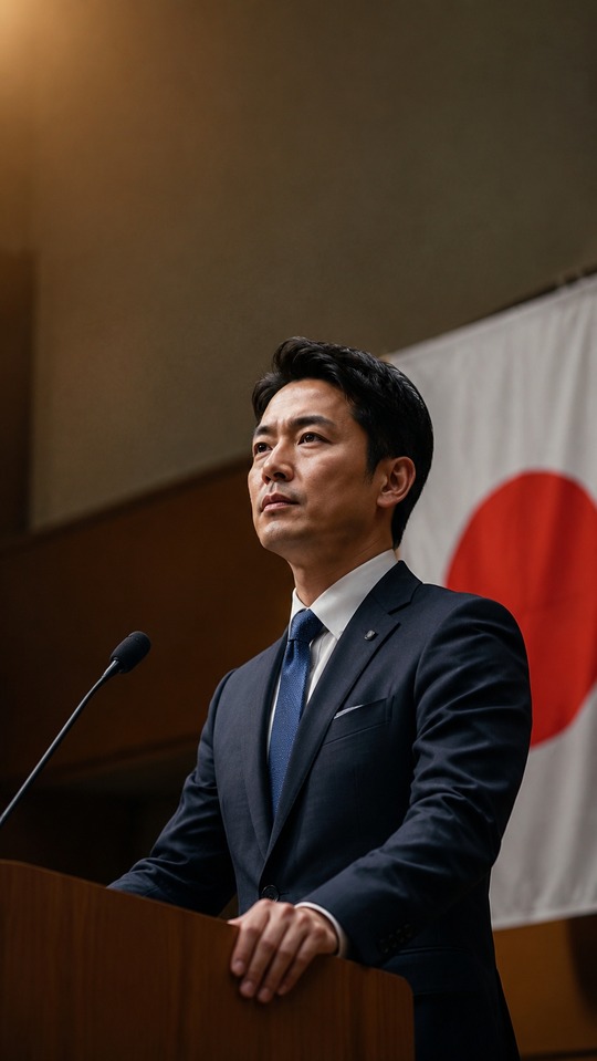 Japanese Mayor Leadership - 4K Phone Background