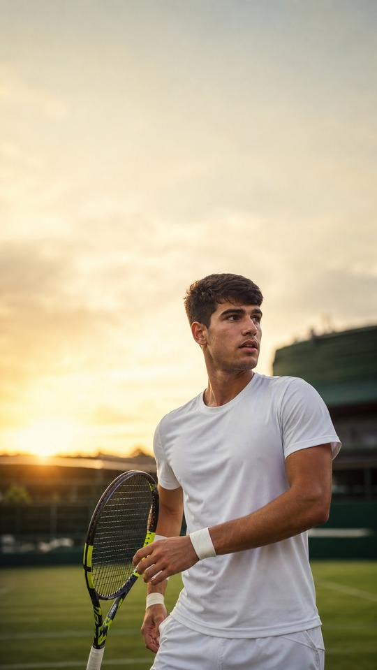 Carlos Alcaraz Cinematic 4K Tennis Wallpaper