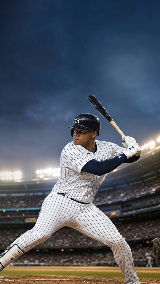 Juan Soto New York Yankees Batting - 4K Handy Hintergrund