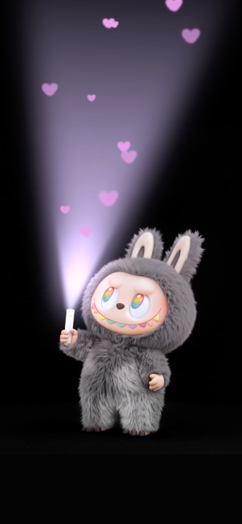 Monstruo Conejo de Peluche - Fondo en Movimiento