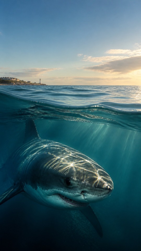 Tiburones (Sharks) Realistas - Fondos 4K para Celular