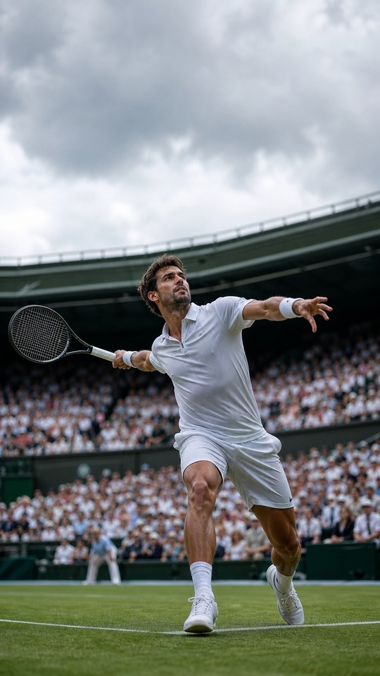 Wimbledon Tennis Action - 4K Wallpaper