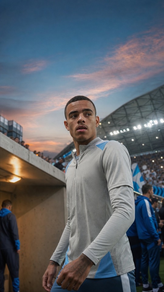 Olympique de Marseille Mason Greenwood - 4K Soccer Wallpaper
