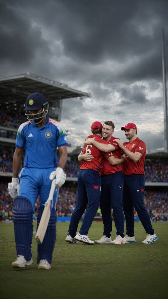 England vs India - Cricket Action 4K Wallpaper