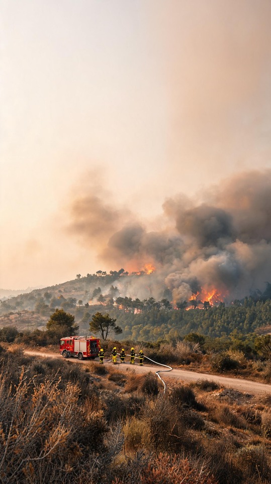 Andalousie Spain Wildfire - 4K Wallpapers