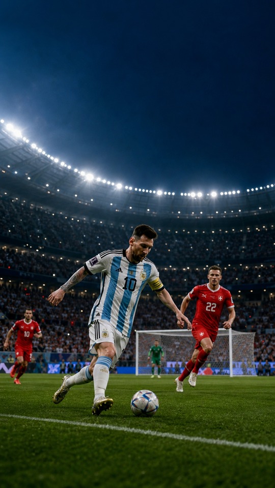 World Cup Messi Argentina 4K Soccer Wallpaper