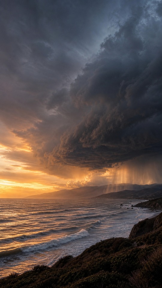 El Niño Weather Phenomenon - 4K Storm Backgrounds
