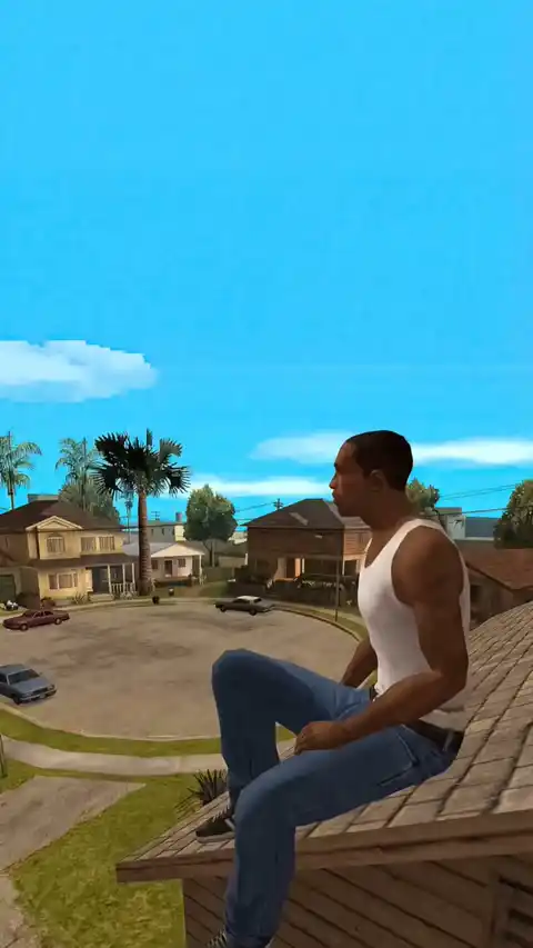 GTA San Andreas CJ Grove Street - Fondo en Movimiento