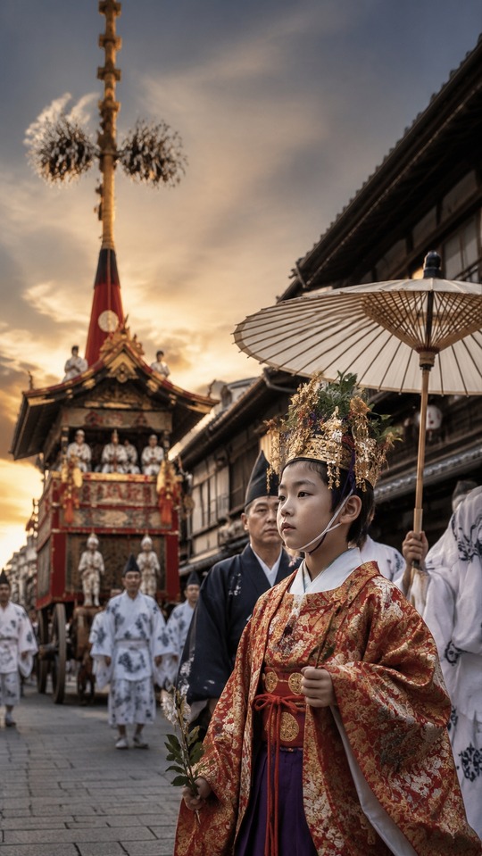 Gion Matsuri Festival Chigo - 4K Mobile Wallpaper