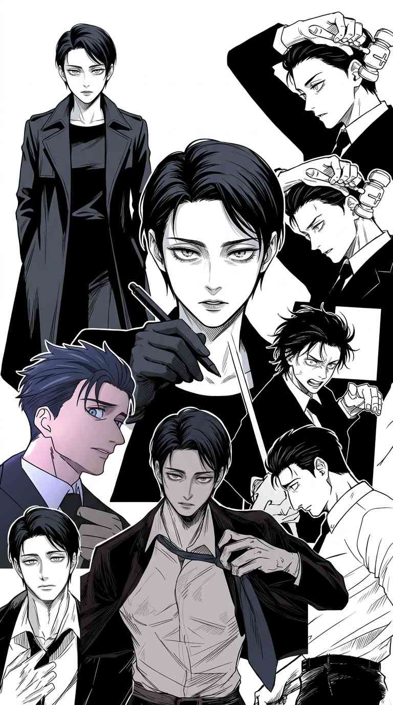 Eren Yeager Suit Edition - 4K Mobile Backgrounds