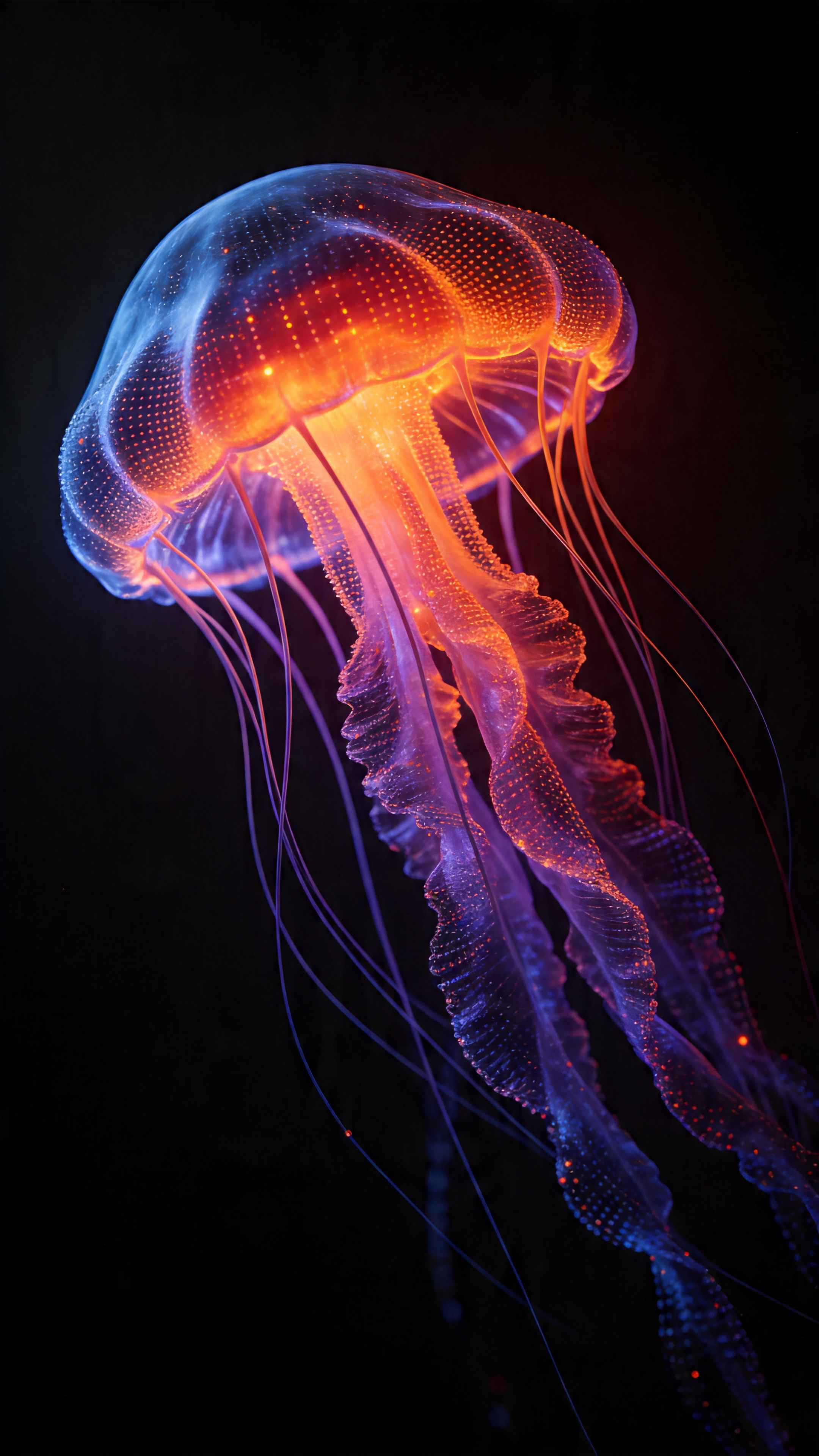 Bioluminescent Jellyfish Neon - 4K Wallpapers