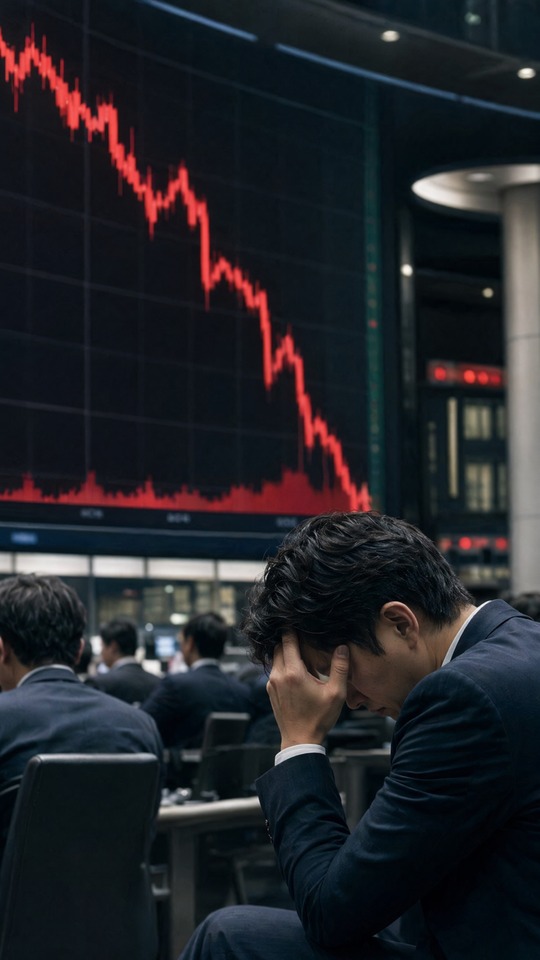 Caída de la Bolsa de Taiwán Estilo Realista 4K