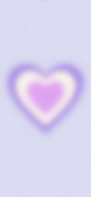 Purple Aura Heart Aesthetic - 4K Wallpaper
