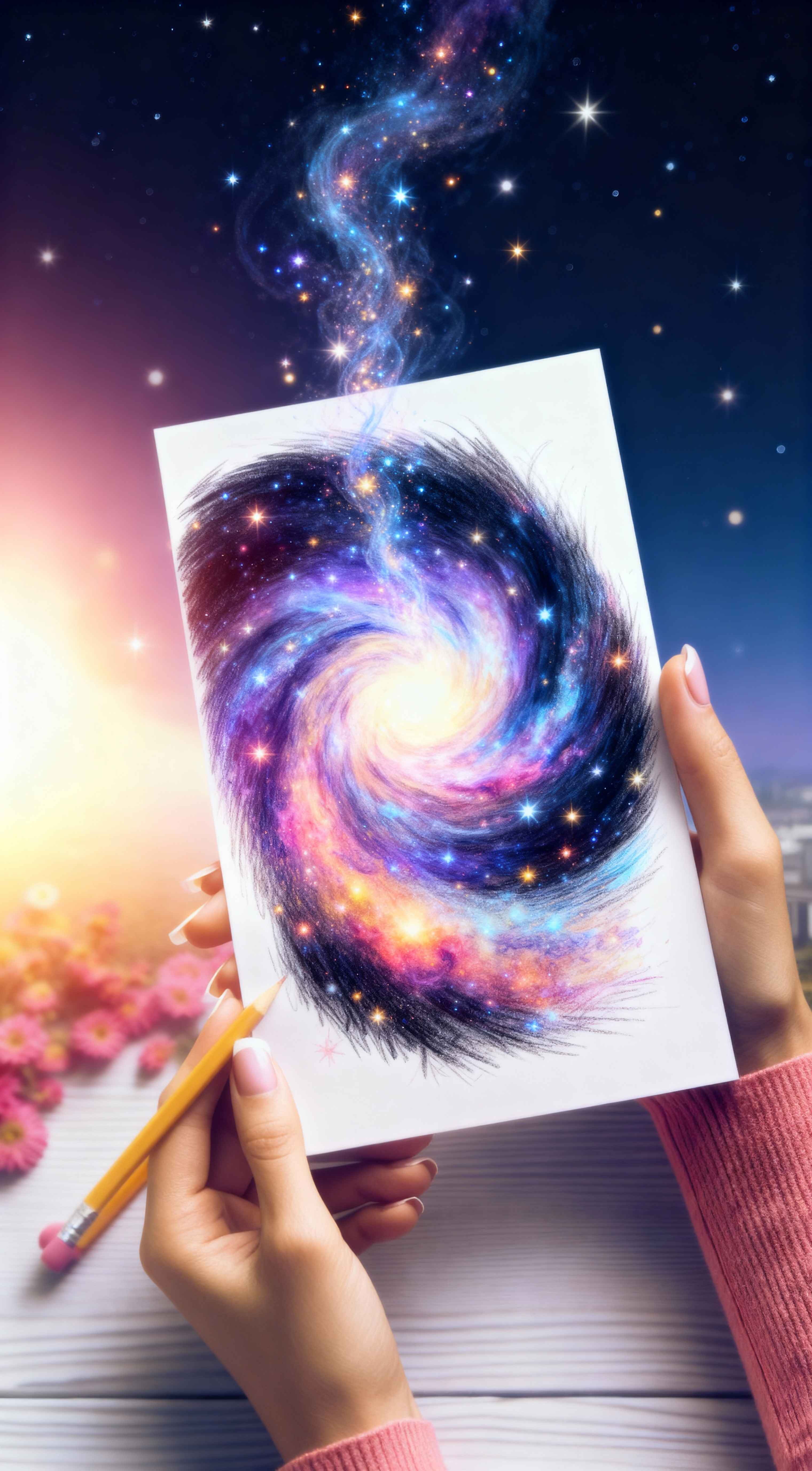 Galaxie Magique Artistique - Fond d'écran 4K