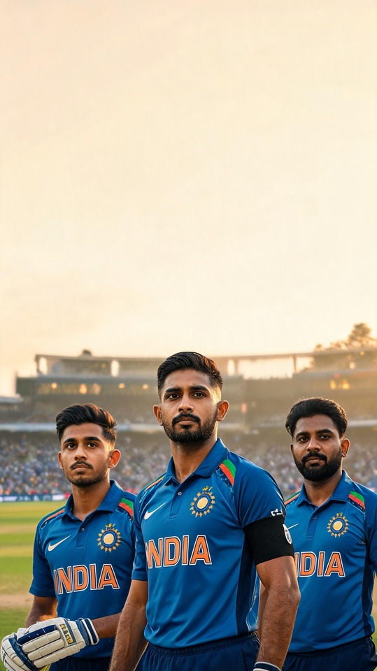Indische Cricket-Nationalmannschaft - 4K Wallpaper