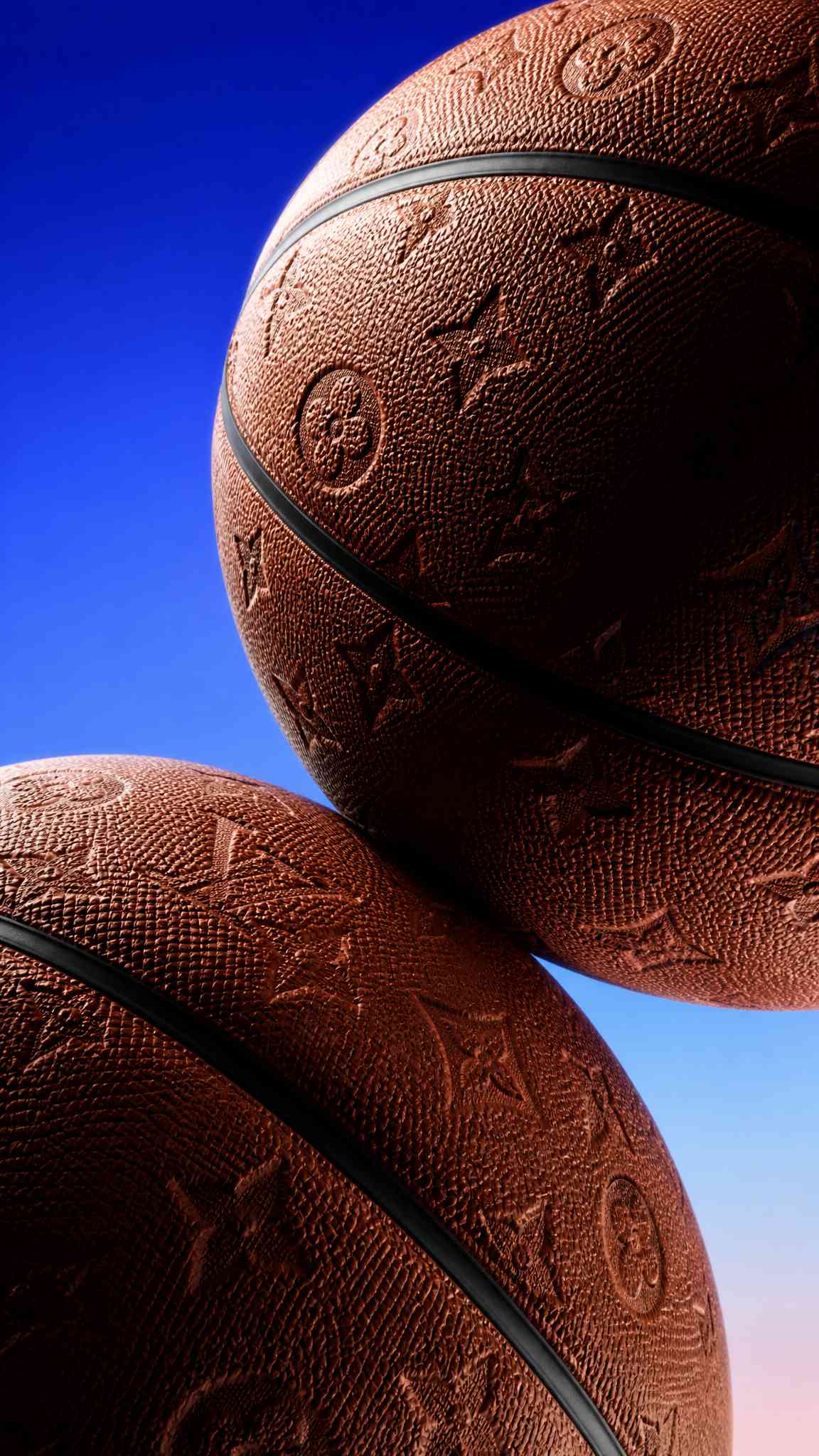 Luxury Louis Vuitton Monogram Basketball Wallpaper