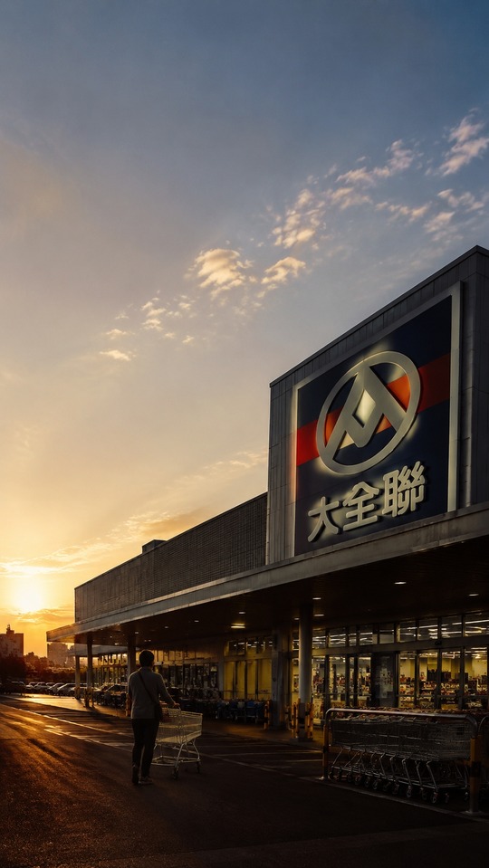 Da Quan Lian Supermarket Sunset 4K Wallpaper