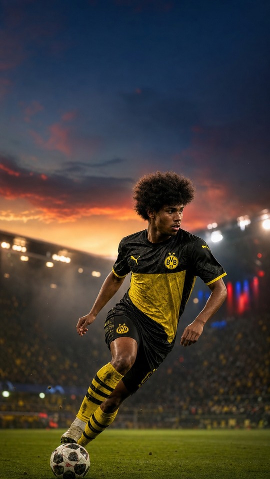 Karim Adeyemi BVB - Cinematic 4K Wallpaper