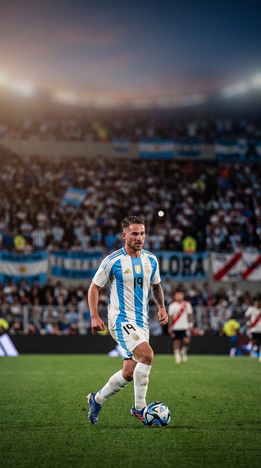 Alexis Mac Allister Argentina Dorsal 19 - Fondos de Pantalla 4K