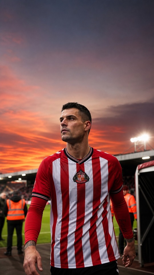 Granit Xhaka Sunderland AFC - 4K Mobile Wallpaper