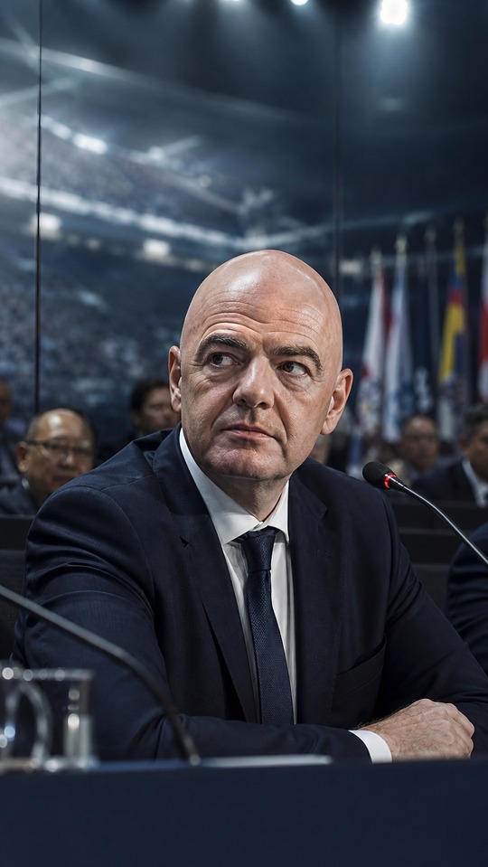 Gianni Infantino FIFA Portrait - 4K Phone Wallpaper