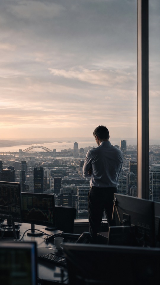 Economy of Australia Sydney Corporate View - 4K Wallpaper