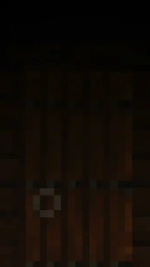 Pixelated Dark Wooden Door Live Wallpaper