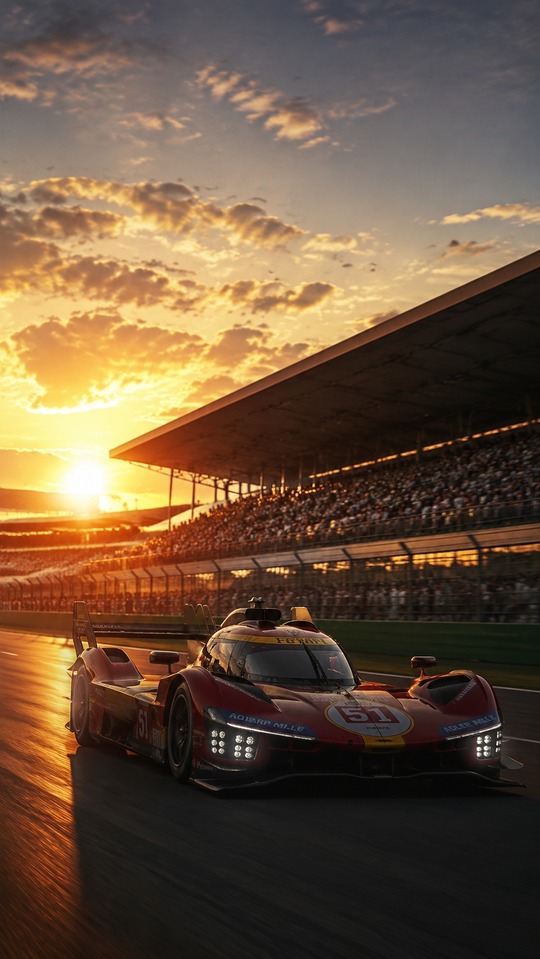 Le Mans Ferrari 499P Hypercar - 4K Wallpaper