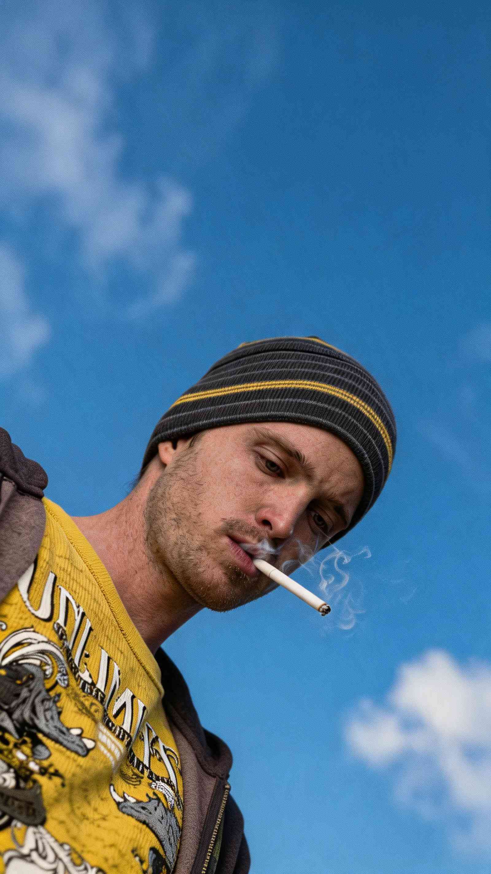 Jesse Pinkman Smoking Breaking Bad - 4K Wallpapers