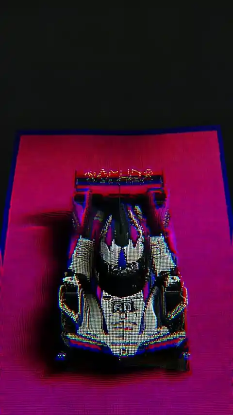 Cyber Racing Car Glitch Aesthetic - Live Wallpaper