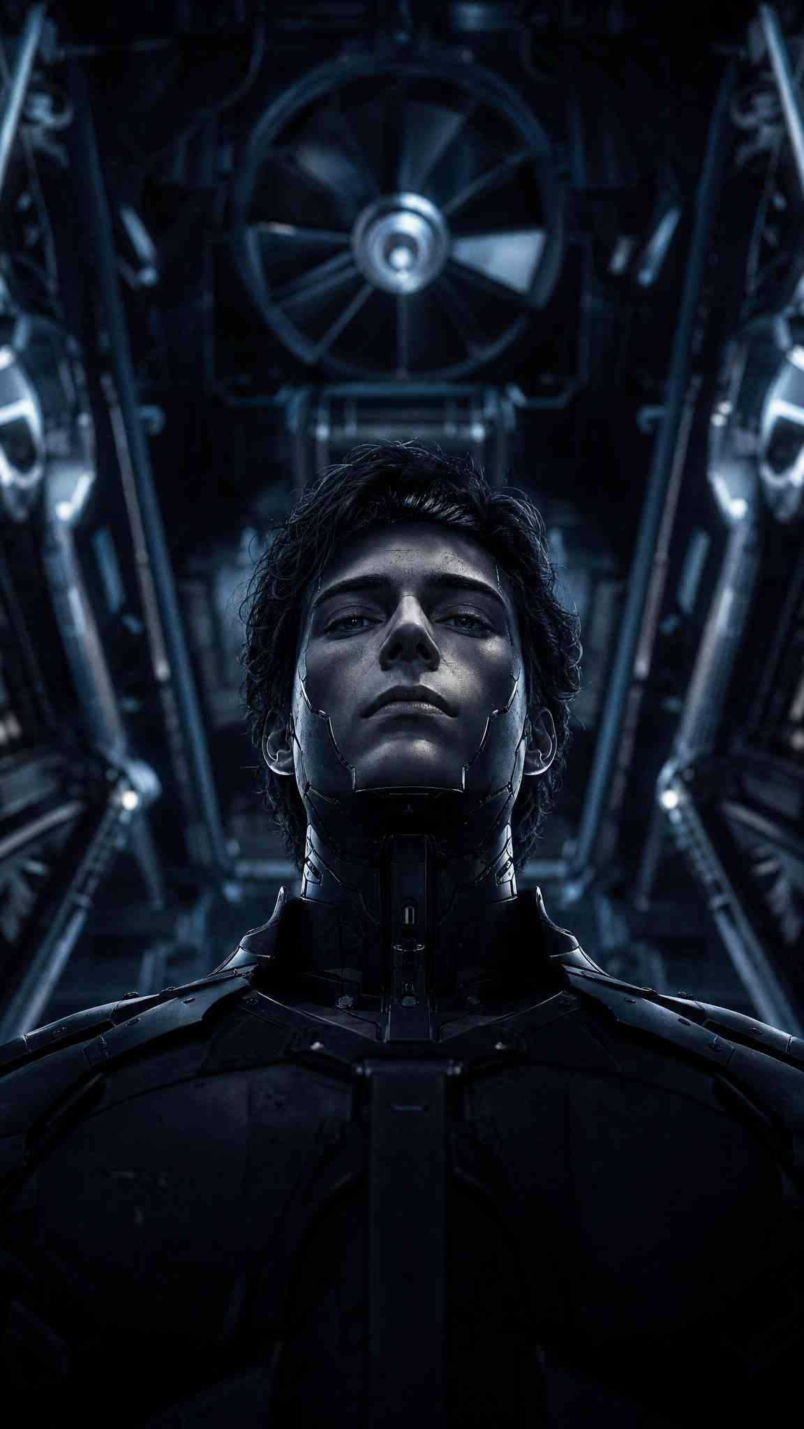 Cyborg Man Sci Fi - 4K Wallpaper