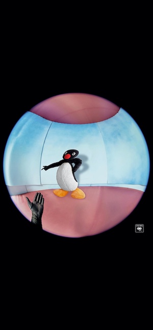 Pingu Kreativ-Design - 4K Handy Wallpaper