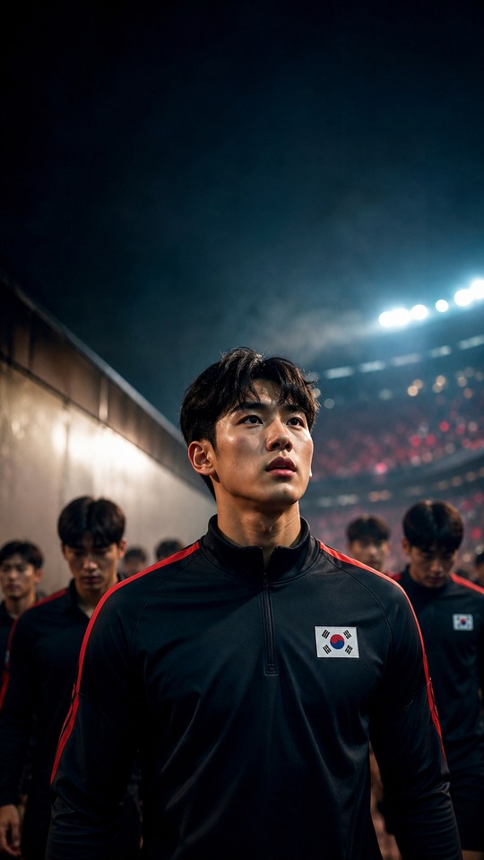 Lee Min-sung Team Korea Soccer - 4K High-Res Wallpaper