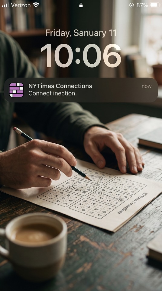 NYTimes Connections Acertijo - Fondo 4K