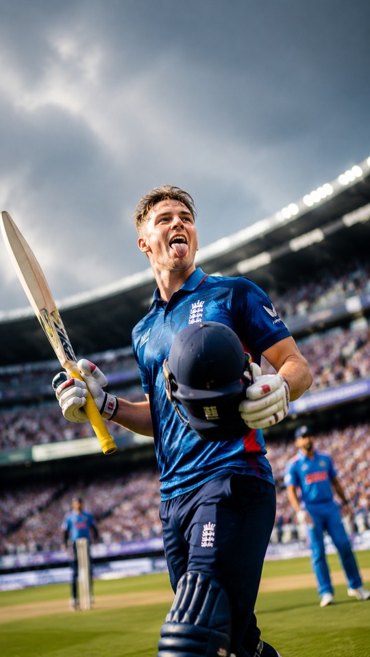 Josh Tongue 4K Handy Wallpaper - Cricket