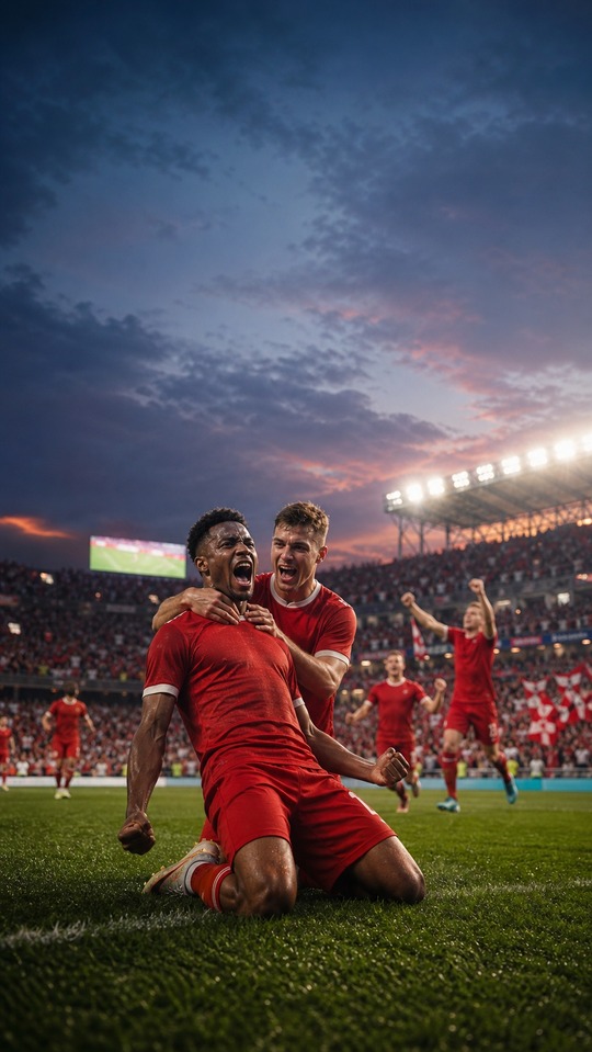 Soccer Victory Celebration - Who Won the Soccer Game Today 4K Wallpaper