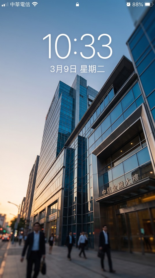 中信金南港金融園區 - 4K 鎖屏壁紙
