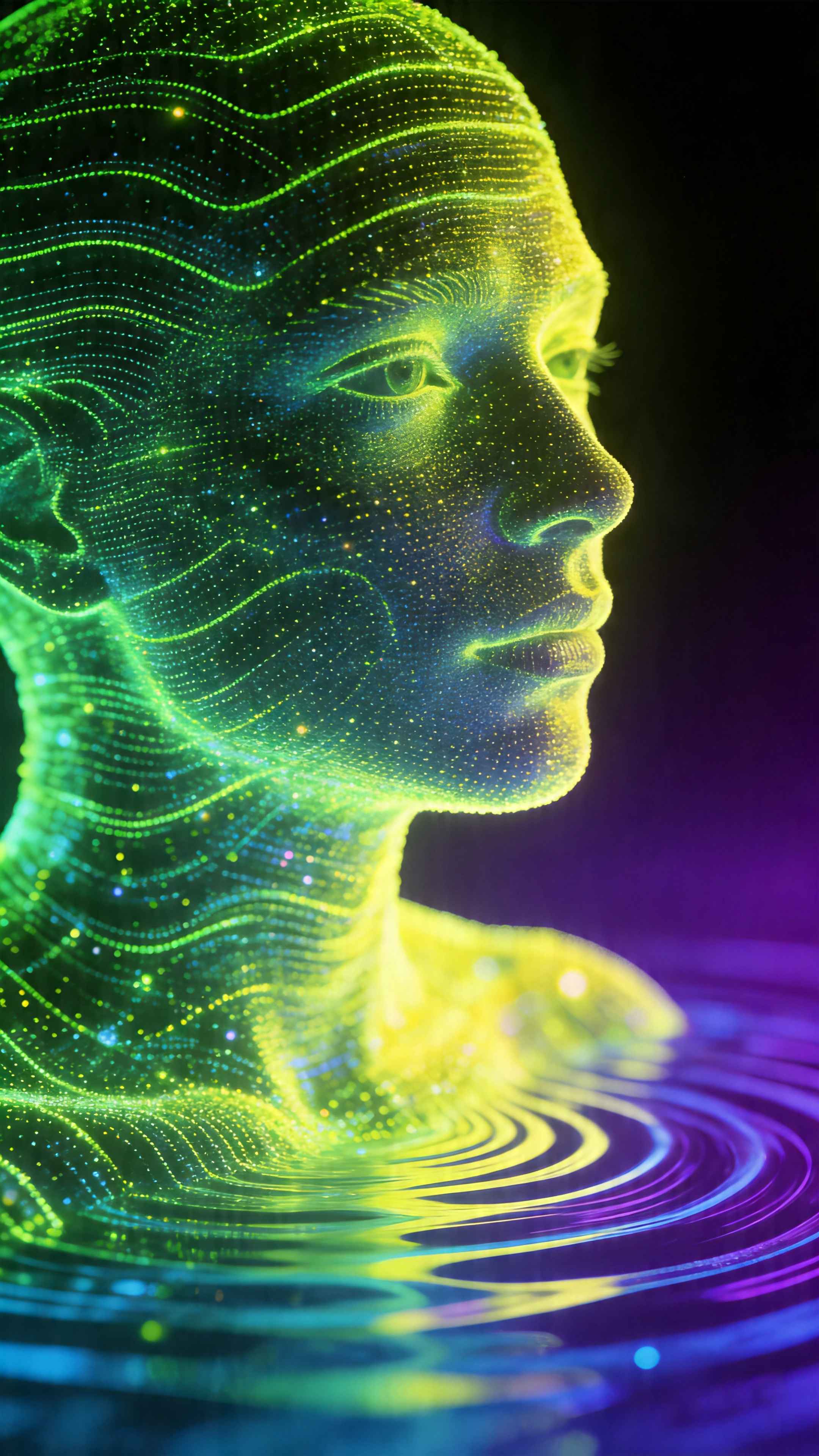 Cyber Human Digital Entity - 4K Wallpaper