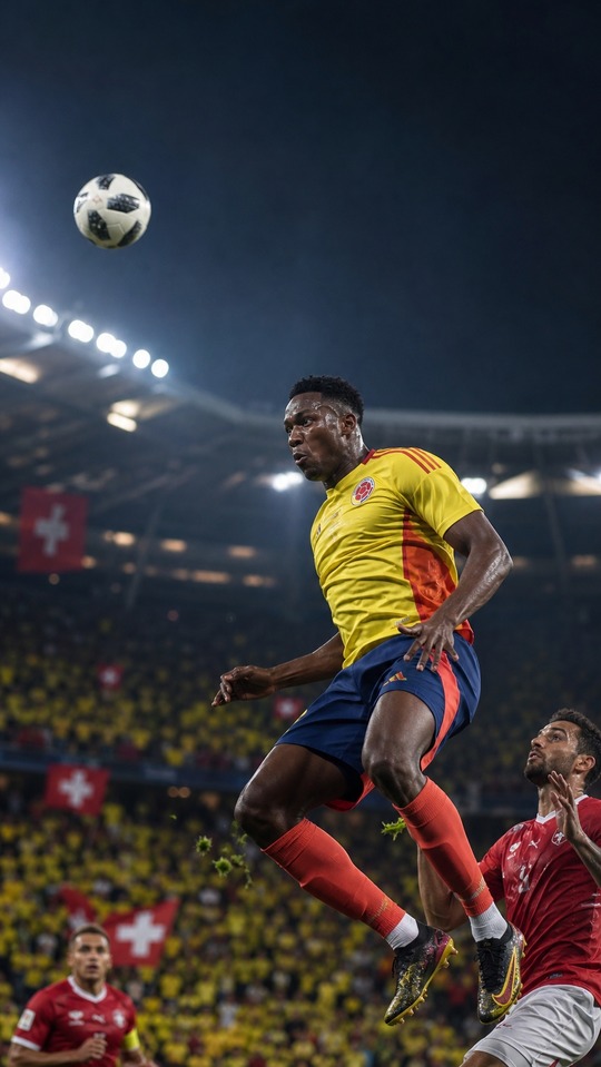 Yerry Mina Kolumbien - 4K Fußball Handy Hintergrund