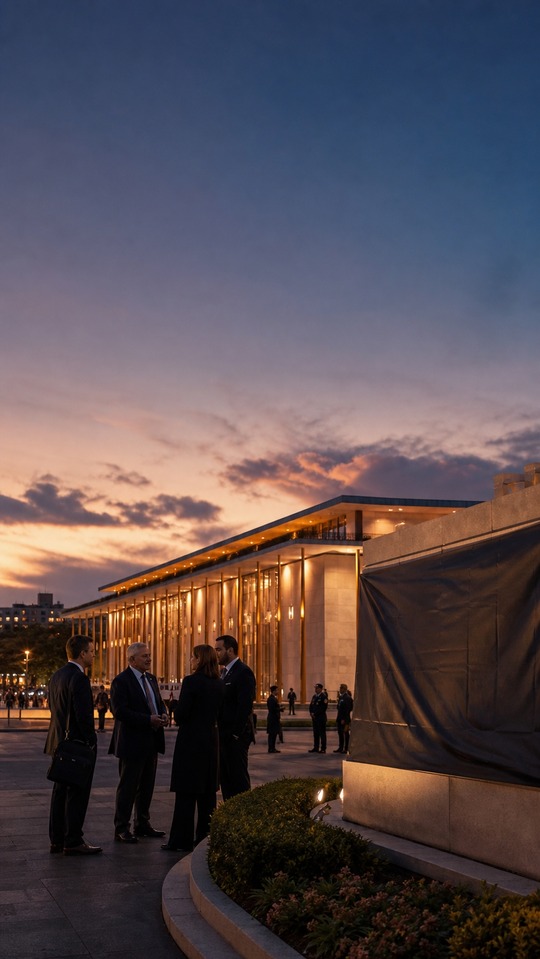 Trump Kennedy Center Signage Dispute - 4K Wallpaper