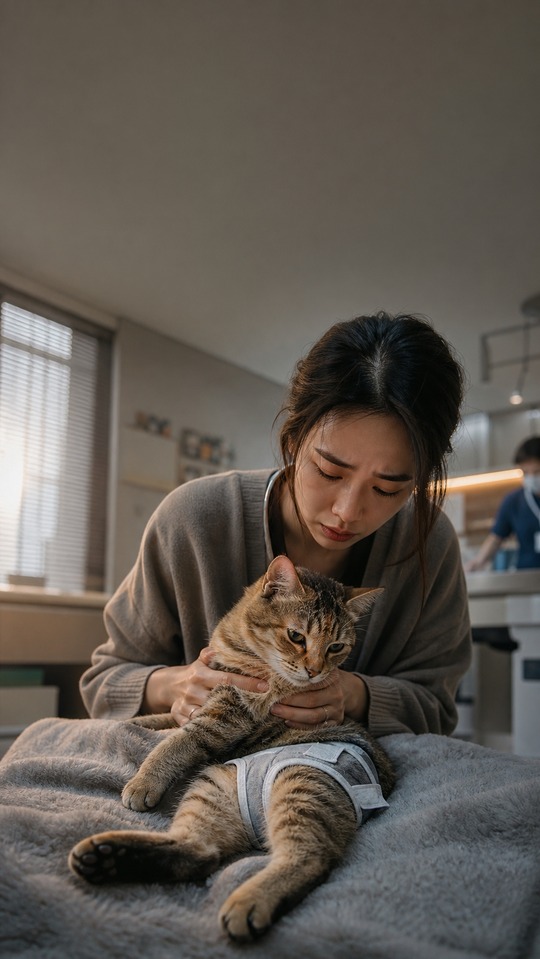 Caring for a Sick Cat - 4K Cat Wallpaper