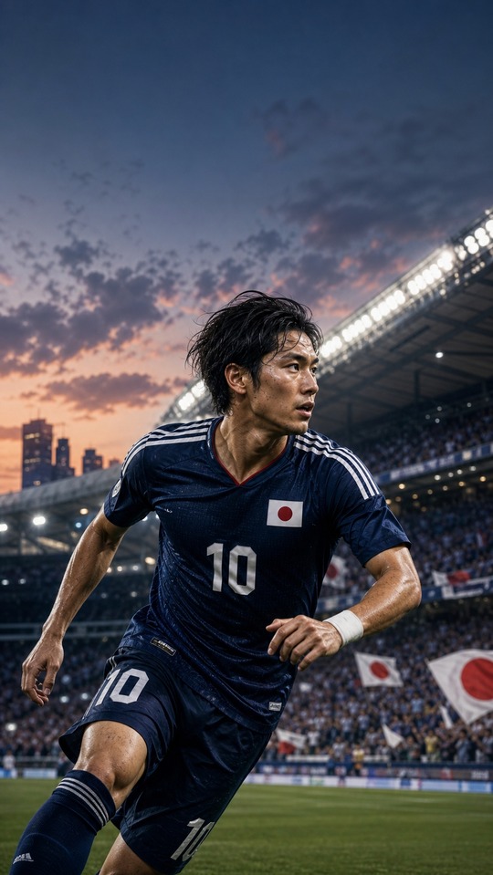 FIFA 월드컵 26 일본 국가대표 - 4K 배경화면