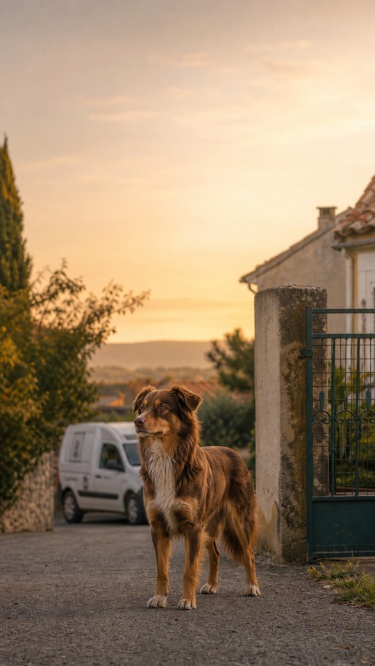 Chien Dog Cinematic Realism - 4K Wallpaper